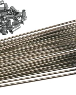 18" Spoke Set w/ Nipples - Coated Steel