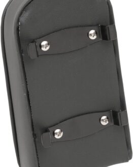 Tall Pillow Vinyl 10" Sissy Bar Pad - Black