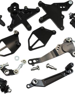 V3 Adjustable Rearset - Black