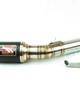 Black Center GP Race Slip On Exhaust
