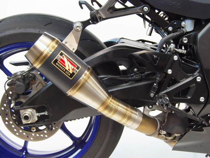 Black Center GP Slip On Exhaust - Image 4