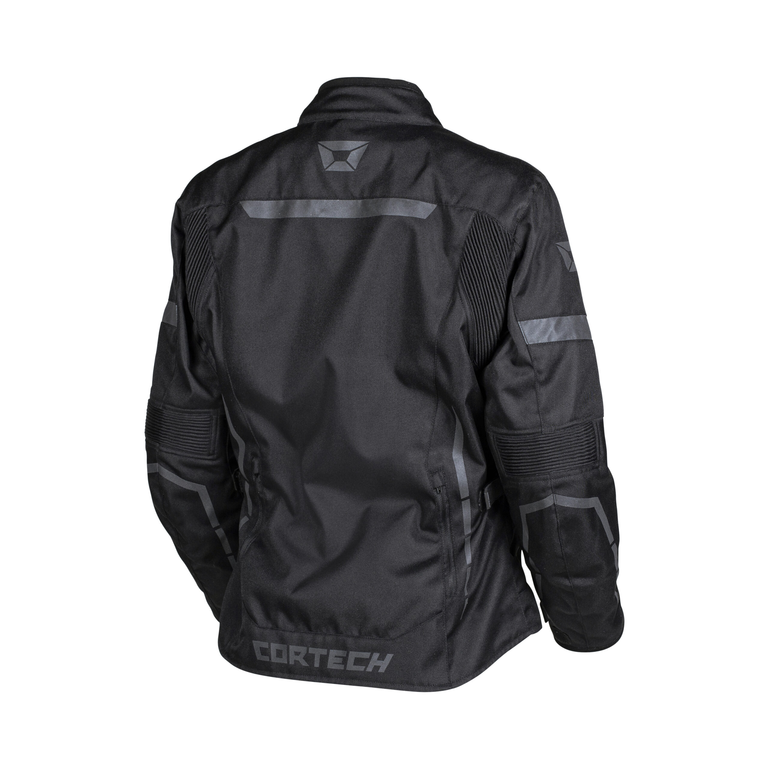 Women's Aero-Tec Armored Motorcycle Riding Jacket Black X-Large - Image 3