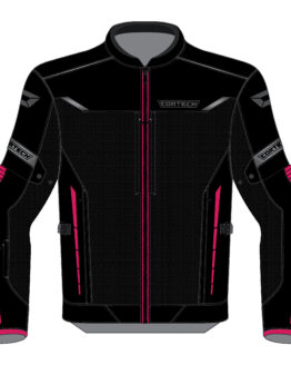 Women's Aero-Tec Armored Riding Jacket Rubine/Gunmetal X-Large