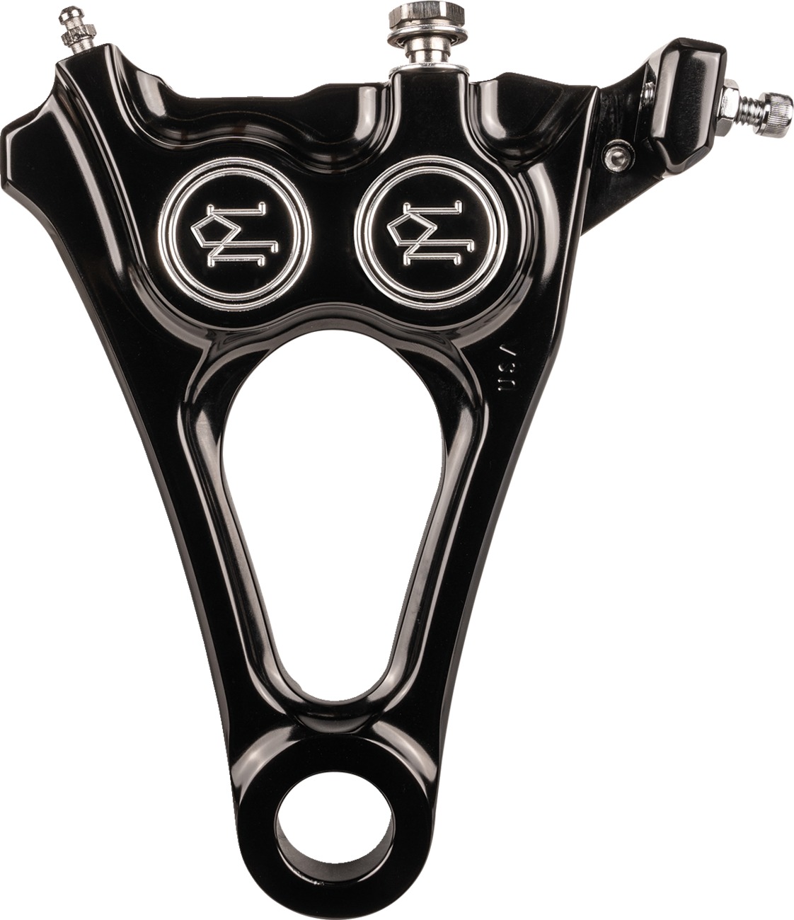 Performance Machine 4-Piston Rear Brake Caliper Contrast Cut For Harley-Davidson Softail - Image 4
