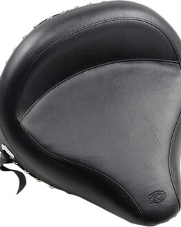 Wide Concho Skirt Studded Vinyl Solo Seat