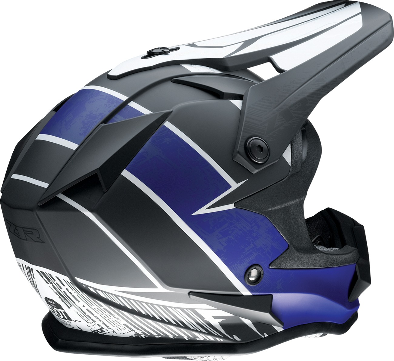 Z1R Youth F.I. Fractal MIPS Helmet Matte Black/Blue L - Image 3