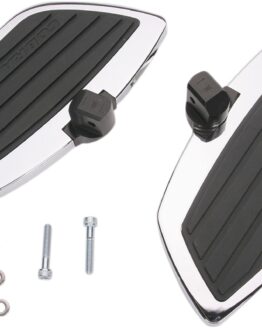 Swept Passenger Floorboards Chrome/Black