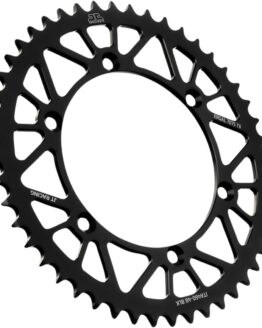 Black Aluminum Rear Sprocket - 48 Teeth 520 Pitch