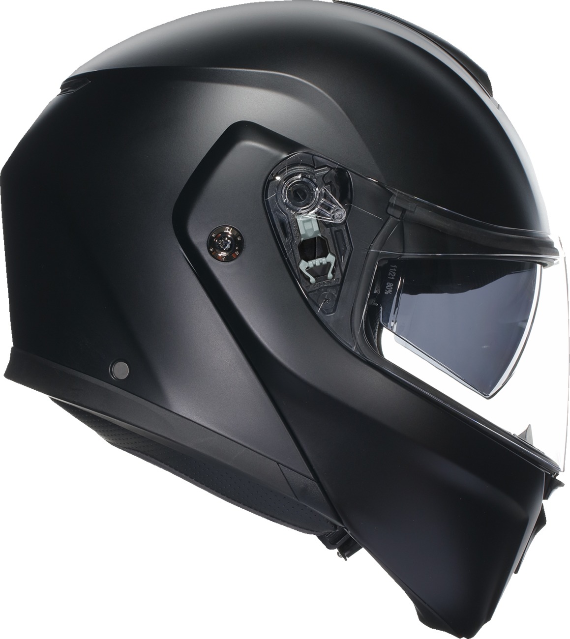 AGV Streetmodular Mono Matte Black Modular Helmet Small - Image 4