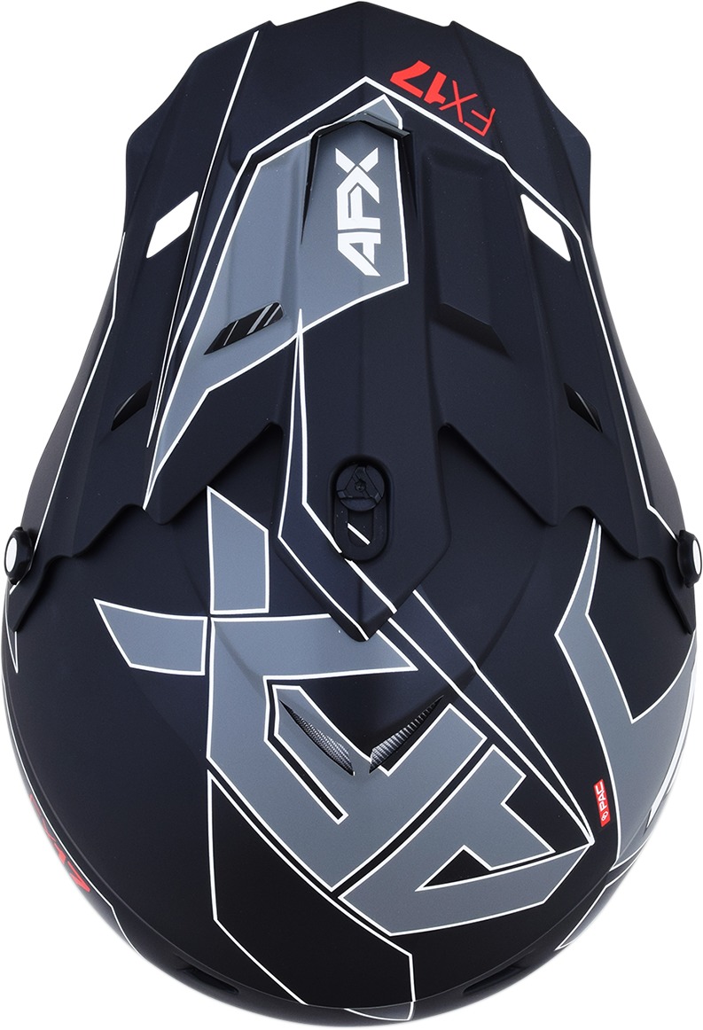 FX-17 Full Face Offroad Helmet Matte Black X-Large - Image 9
