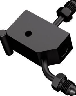 Goodridge Rear Brake Switch Holder Black For 00-06 Harley Softail