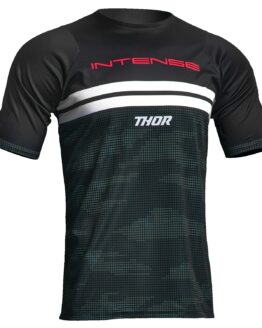 Thor Intense Assist Decoy MTB Jersey Short-Sleeve Black/Red/White/Camo Green M Men's