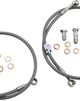 Stainless Steel Front Brake Line Kit - 2 Lines