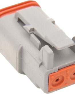 Deutsch DT Series 2-Wire Plug & Wedgelock - Grey Repl HD 72132-94GY