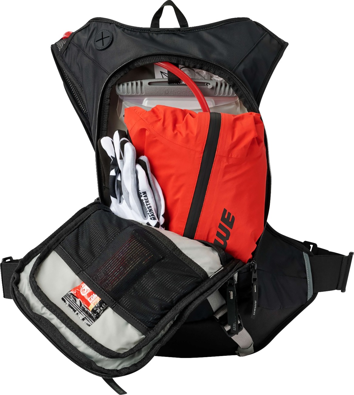 USWE Moto Hydro 12L Hydration Pack Black/Gray 3.0L Bladder - Image 5