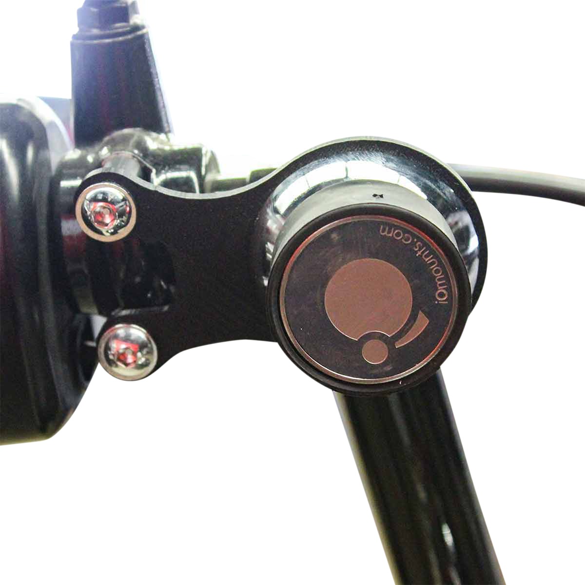 Klock Werks iOmount Handlebar Mount Black For Indian Scout Models - Image 4