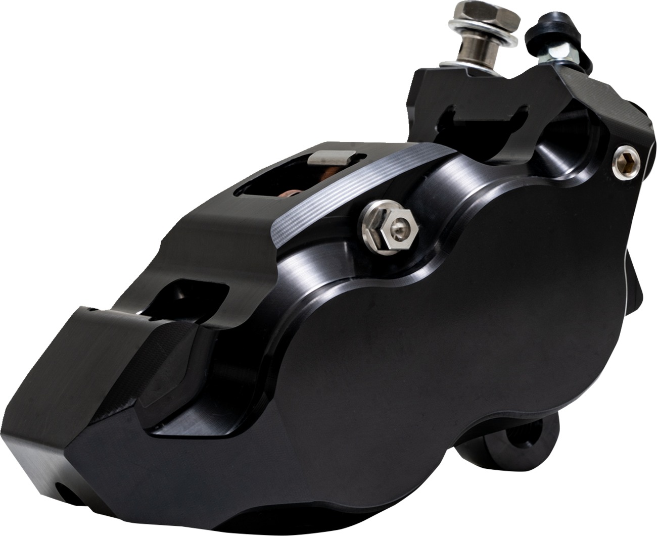 Performance Machine 137x4B Left Brake Caliper Black for Harley-Davidson - Image 4