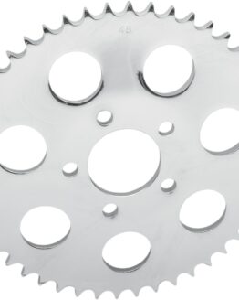 Steel 530 Conversion Sprocket 46T Dish Chrome 0.23" Offset