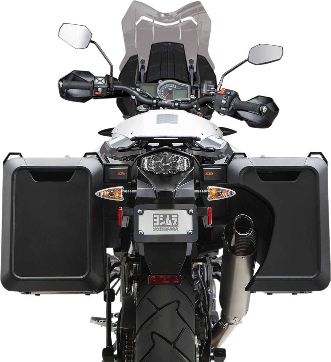 Yoshimura RS-4 Slip-On Exhaust SS/Carbon Tip Fits KTM 1090+ Adventure - Image 4