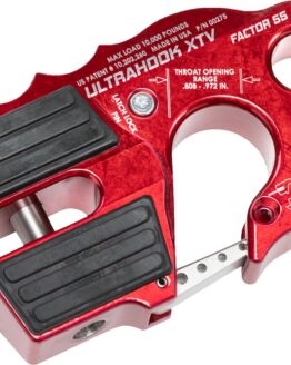 UltraHook XTV Winch Line Shackle Mount - Red