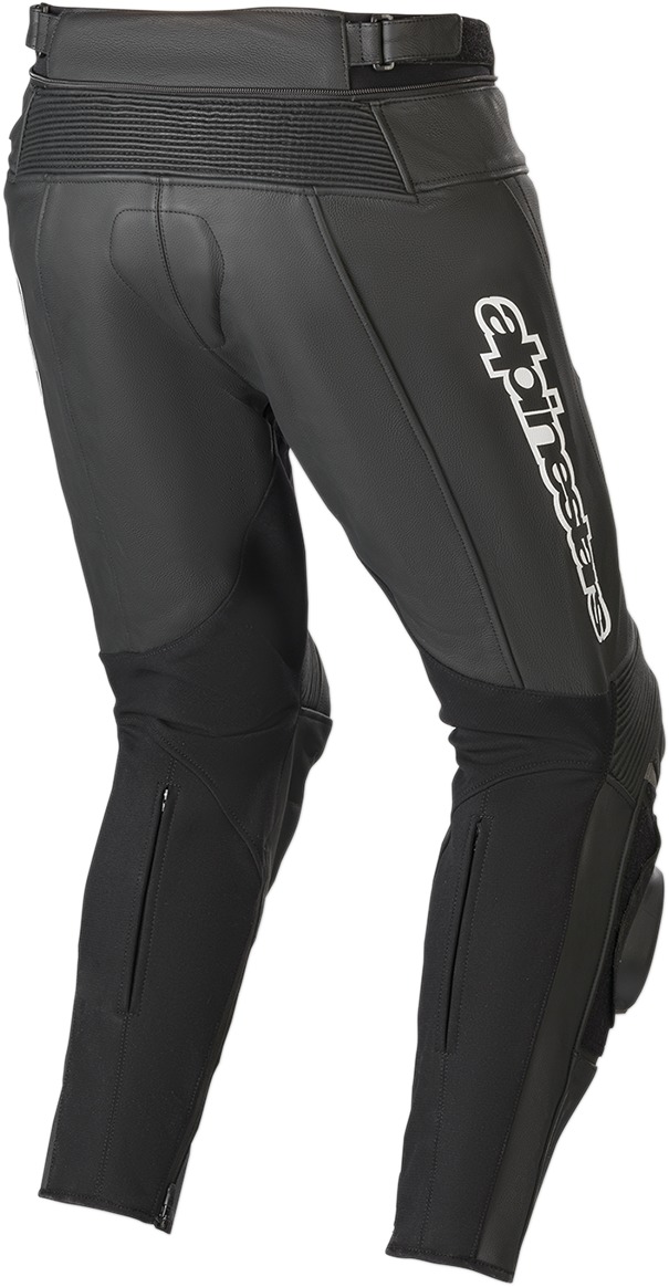 Track v2 Leather Street Motorcycle Pants Black/White US 36 - Image 3