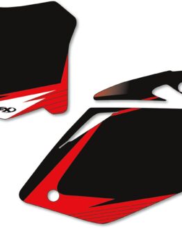 Factory Effex Black Number Plate Backgrounds Fits 08-09 Honda CRF250