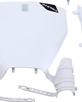 19-22 Husqvarna 125-450 TC/ TX/ FX/ FC Raptor Front Number Plate - White