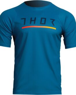 Thor Assist Caliber Short-Sleeve Jersey Teal/Black Men's XL