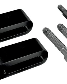 Passenger Floorboard 1" Extensions - Black