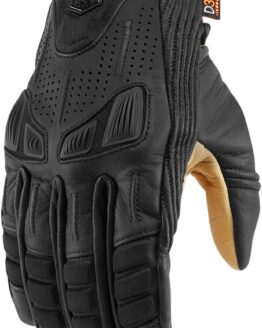 Icon 1000 AXYS Short Cuff Gloves - Black Men's Small