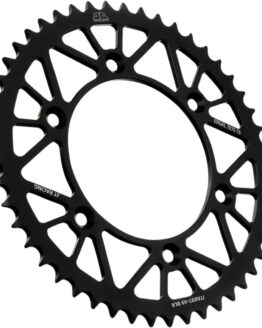 Black Aluminum Rear Sprocket - 49 Teeth 520 Pitch