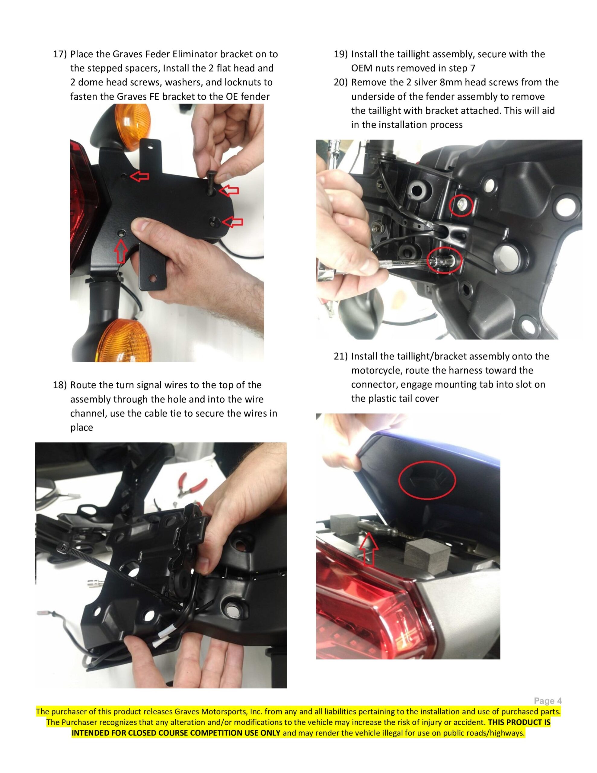 Graves Fender Eliminator Kit - Image 5