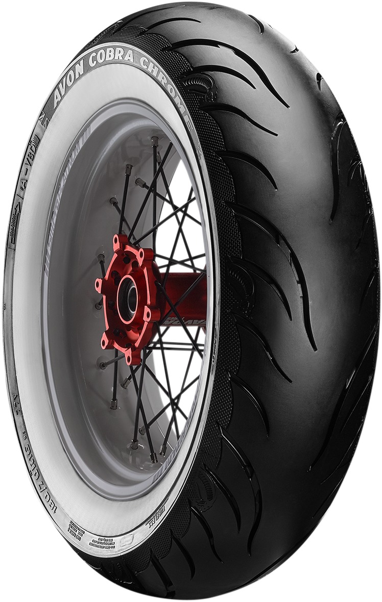 Whitewall Cobra Chrome AV92 Rear Tire 180/70R16 - Image 4