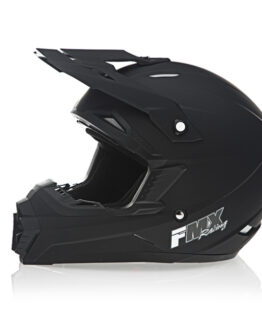 FMX N-600 Youth Small Motocross Helmet, Matte Black, Double D Closure, DOT