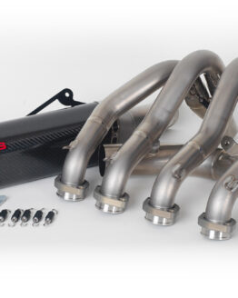 Full Exhaust w/ Carbon Fiber Muffler & Titanium Tubing