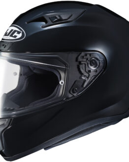 i10+ Solid Black Full-Face Street Motorcycle Helmet 3X-Large