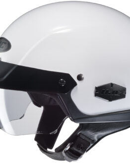 IS-Cruiser Solid White Open-Face Half Helmet Small