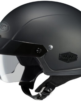 IS-Cruiser Matte Black Open-Face Half Helmet Medium