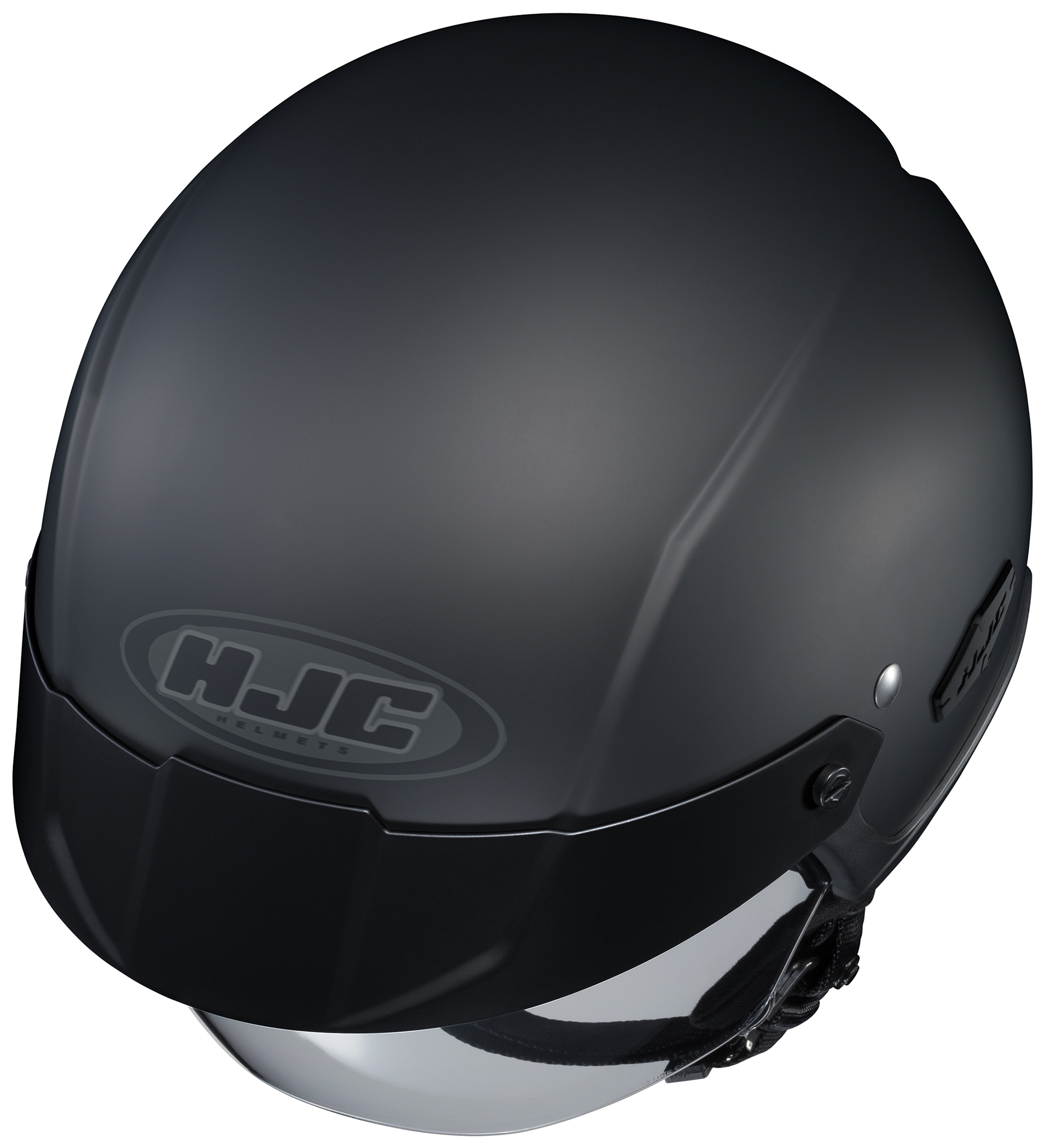 IS-Cruiser Matte Black Open-Face Half Helmet Medium - Image 3