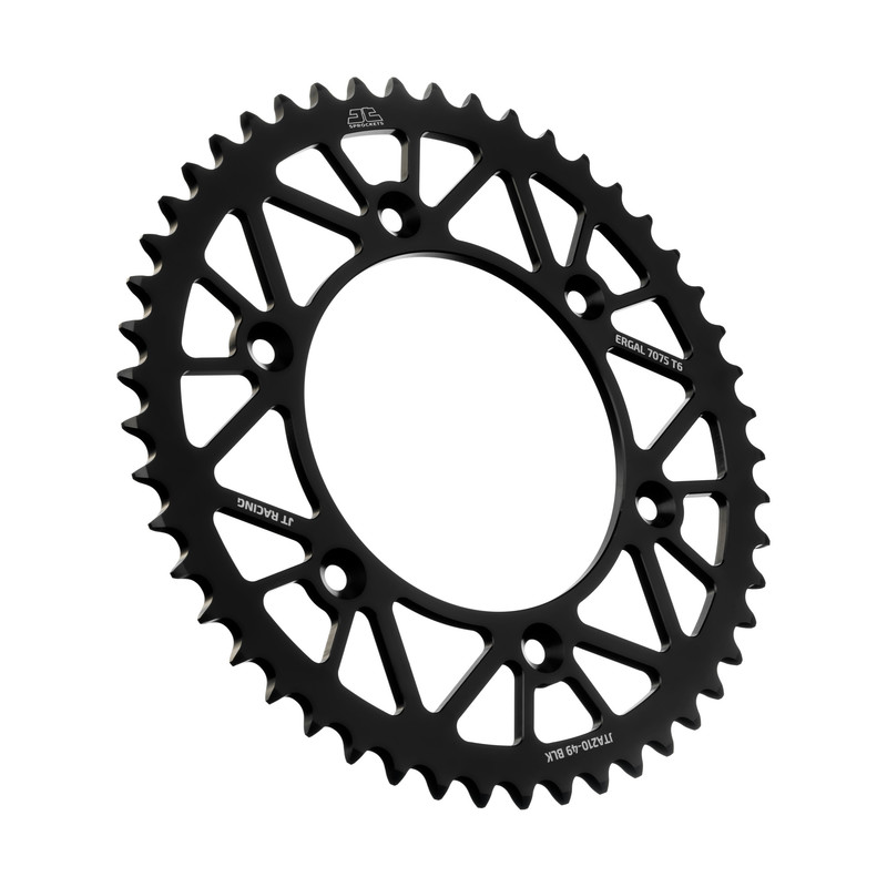 Black Aluminum Rear Sprocket - 44 Tooth 520 - Image 3