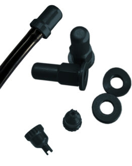 Dress Up Kit w/ Fuel Vent, Rim Locks, & Valve Caps - Black