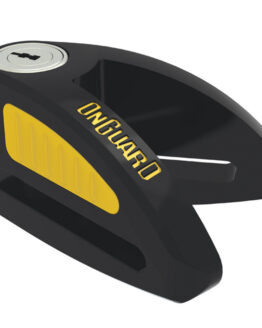 On Guard Locks Boxer Disc Lock Black - 10mm Pin with Pouch & Reminder