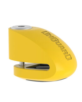 Yellow Smart Alarm Disc Lock - 10mm Pin w/ Pouch & Reminder