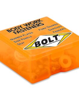 Bolt Full Plastic Fastener Kit Silver Steel Fits 18-19 KTM 85 SX 17/14