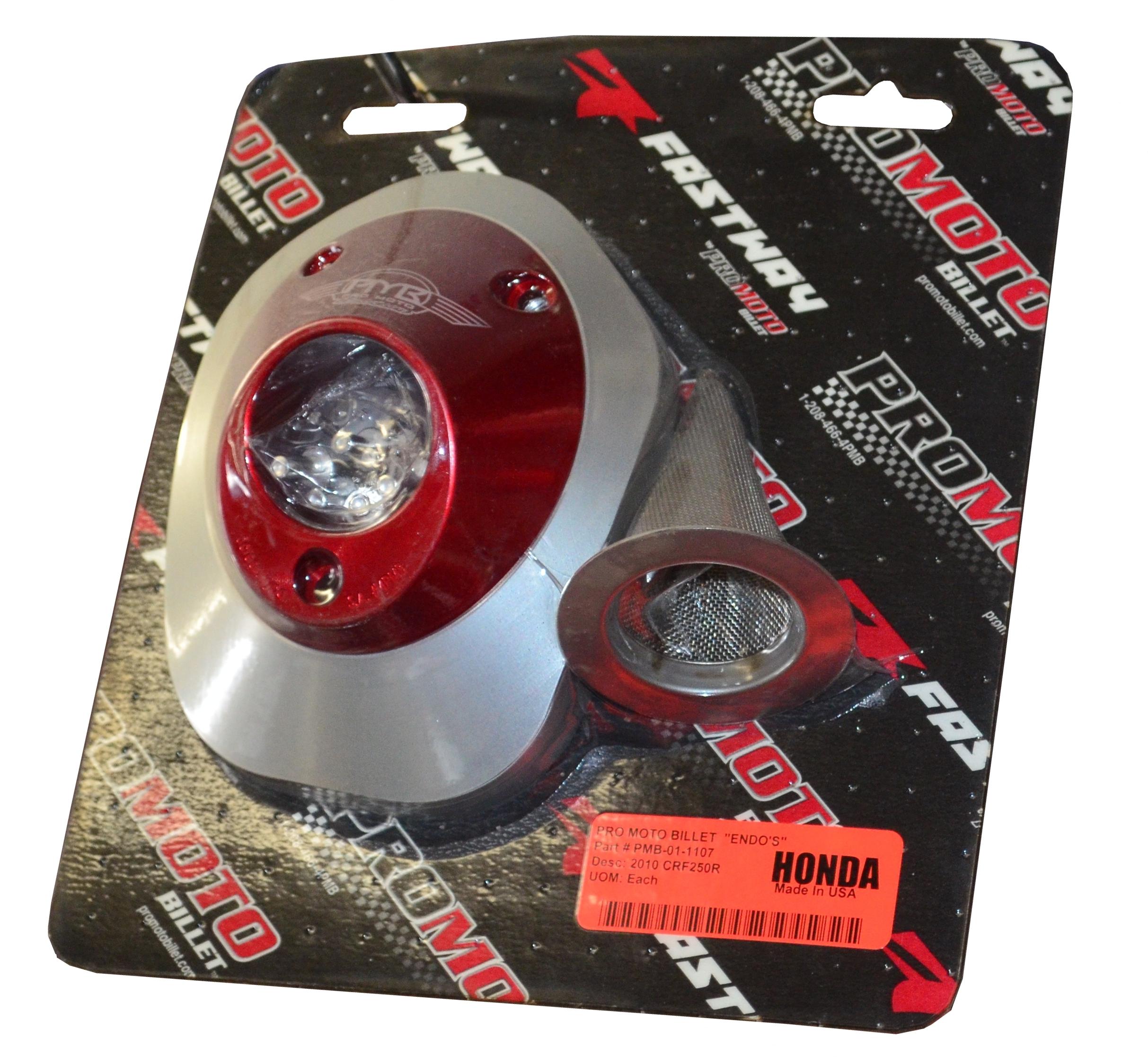 Spark Arrestor Exhaust End Cap - Red - Image 4