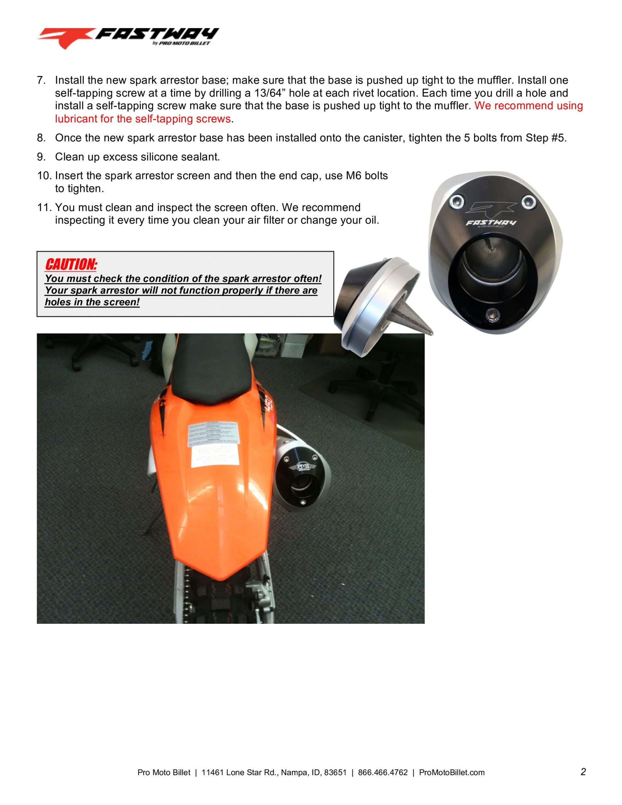 Spark Arrested Muffler End Cap - Image 6