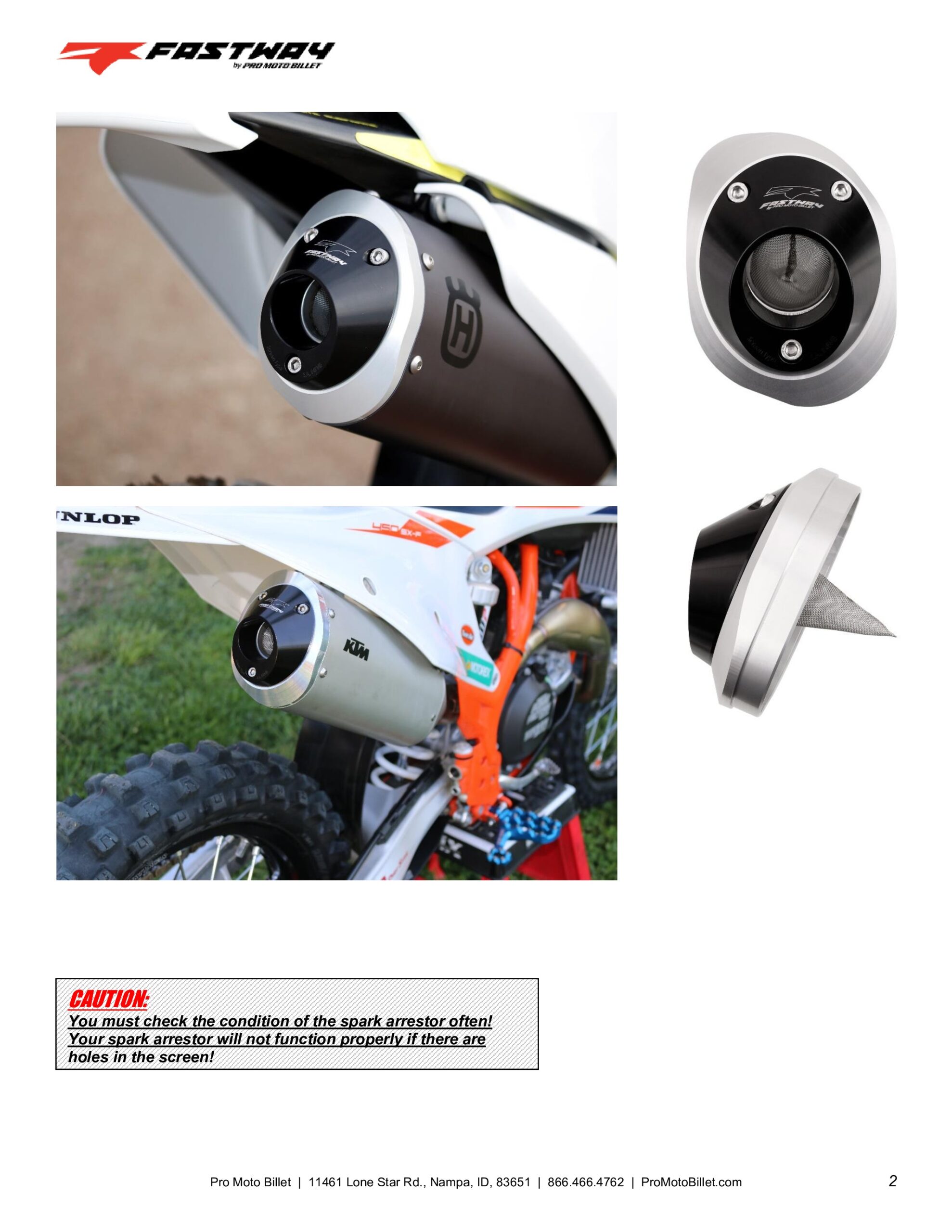 Spark Arrestor Exhaust End Cap - Black - Image 5