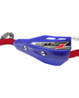 Drop Handguard Handlebar Armor / X2 Protector Kit - 7/8" Blue / Red