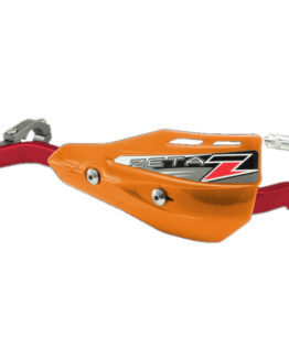 Drop Handguard Handlebar Armor / X2 Protector Kit - 7/8" Orange / Red