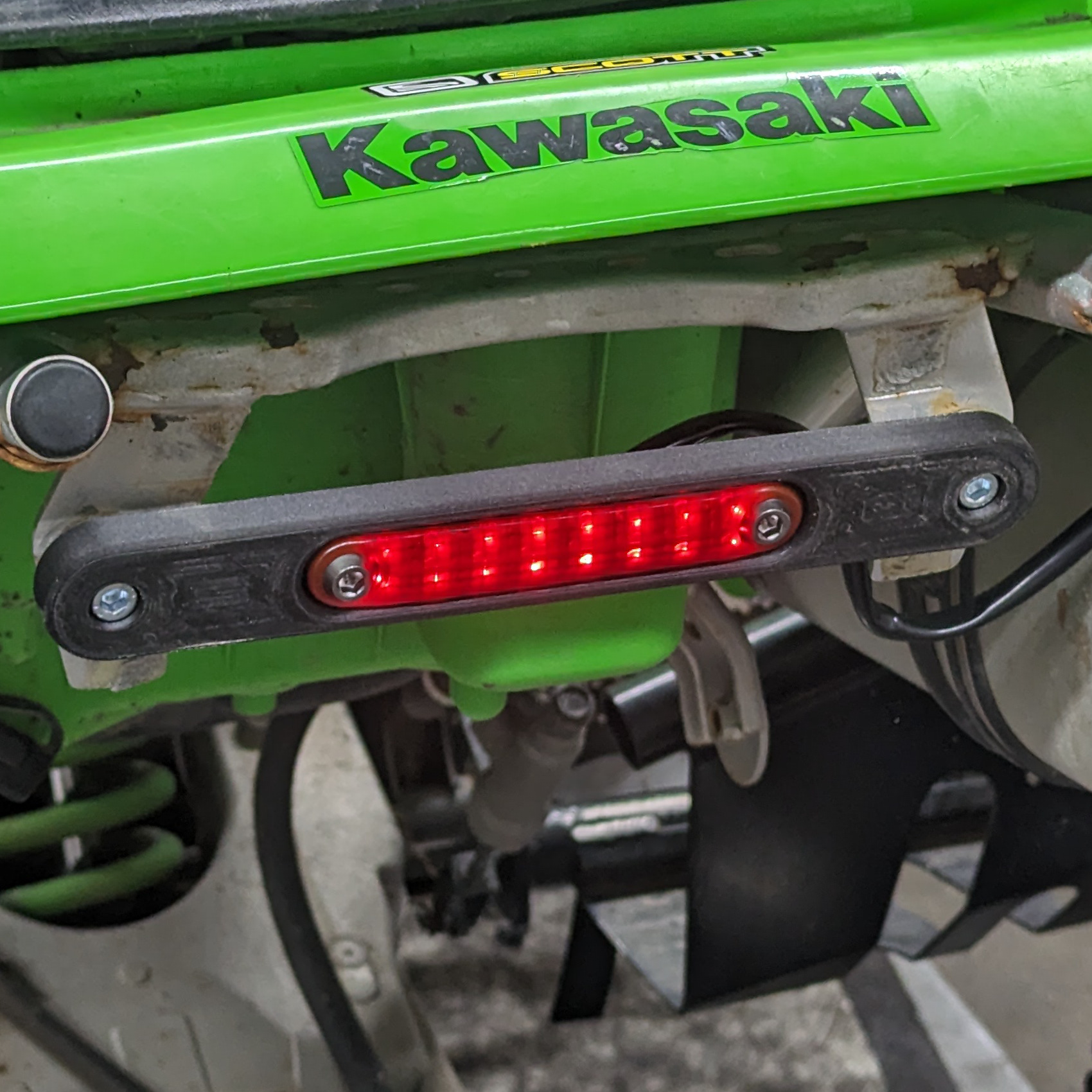 Ultra Low-Profile LED Tail Light For 03-07 LTZ400 & KFX400 - Image 4